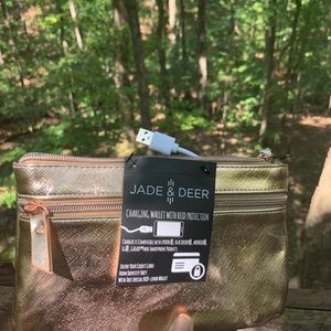 Beautiful Rose Gold wristlet Wallet